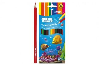 Obrázek z Pastelky barevné Ocean World trojhranné set 12ks (12) 